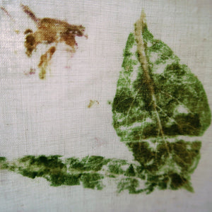 Fabric dyeing sample.